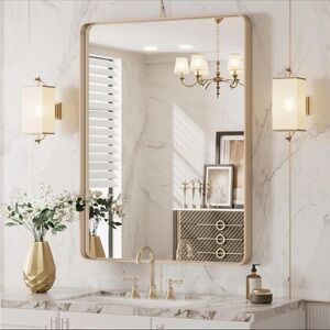 Elegant silver Framed Bathroom Mirror